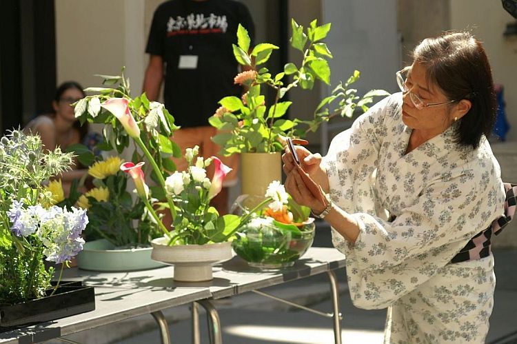 Ikebana školy Sogetsu